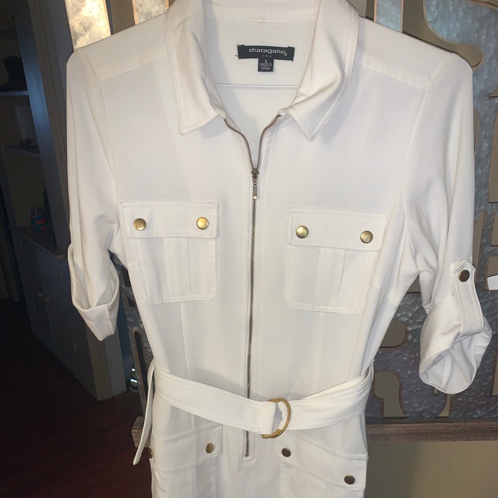Winter white dress